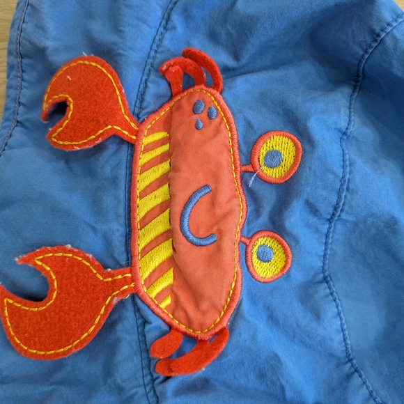 (3-5Y) Reversible Summer Crab Bucket Hat - Picture 2 of 5